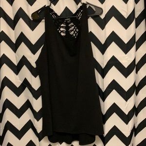 Torrid Crochet Back Tank Top